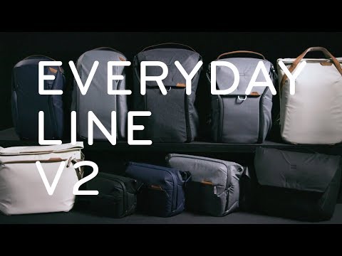 Peak Design rankinė per petį Everyday Tote V2 15L, juoda video