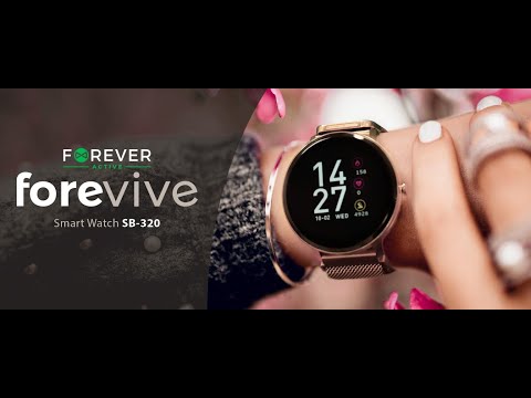 Išmanusis laikrodis Forever ForeVive Lite, Juodos spalvos video