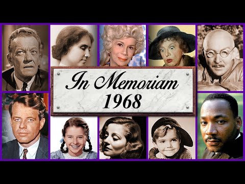 In Memoriam 1968: Famous Faces We Lost in 1968