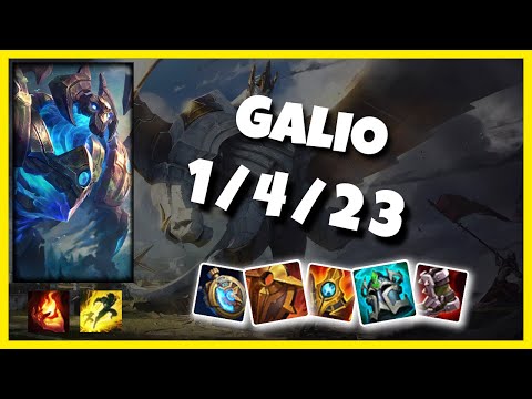 Galio vs Seraphine OCE Challenger SUPPORT (1/4/23) - v11.5