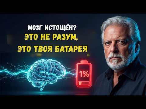 ЭТО НЕ ДЕПРЕССИЯ, ЭТО "СЕВШАЯ БАТАРЕЙКА": Гарвардская наука для перезагрузки мозга