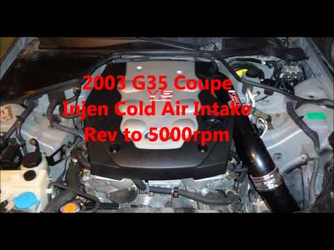 G35 Injen CAI sound Clip