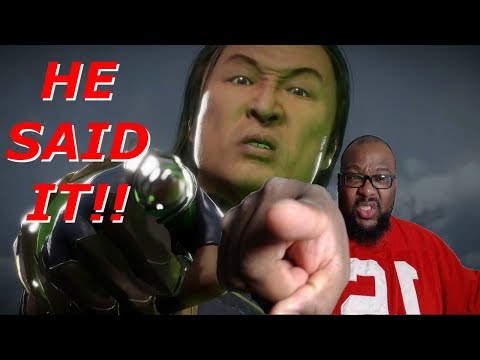 REACTION Shang Tsung Gameplay Official Trailer Kombat Pack 1 Reveal | Mortal Kombat 11