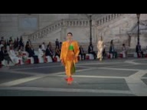 Laura Biagiotti presents spring-summer 2021 fashion collection in Rome