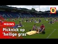 Willem II-supporters picknicken op de grasmat | Omroep Brabant