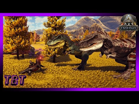 Taming Rexes With Megalania & Traps!  ARK Fjordur Let's Play Ep. 58