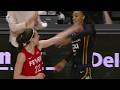 Caitlin Clark and DeWanna Bonner exchange words after no-call 👀 | WNBA on ESPN