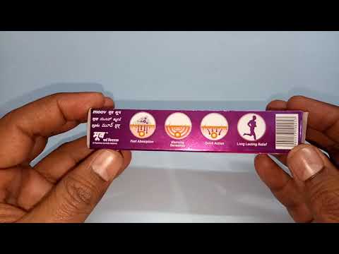 Moov cream for muscle joint pain relief