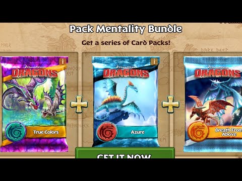 TRUE COLORS + AZURE + BREATH FROM ABOVE PACKS - Dragons: Rise of Berk