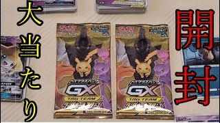 【ポケカ開封】ポケカ新パック開封！タッグオールスターズでまさかの神引き！？【ポケモンカード】