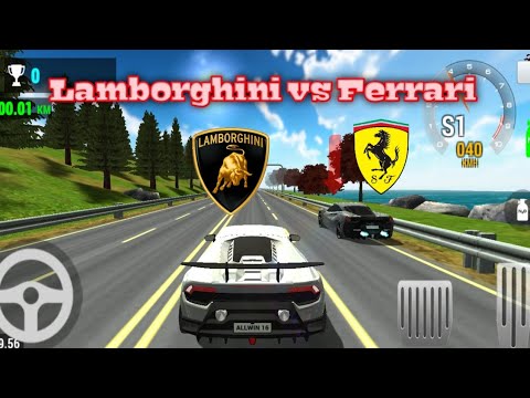 Lamborghini vs Ferrari drag race 2022 | Racing limits android gameplay | Car racing game 2022
