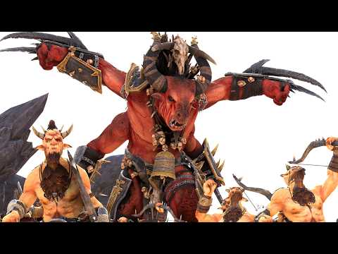 Beastmen VS Jade Blooded Vampires - Warhammer Battles