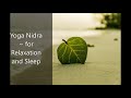 Guided YOGA NIDRA MEDITATION for Relaxation, Healing, Sleep - Samaneri Jayasara