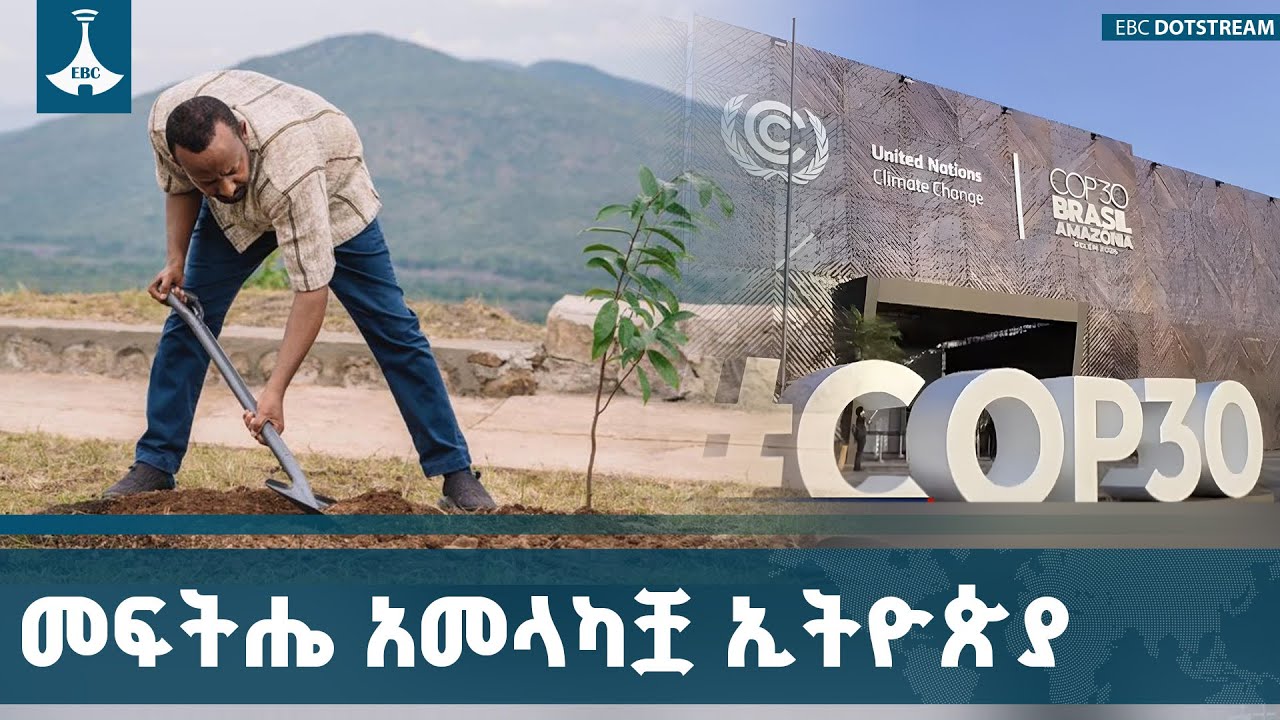 በዓለም አቀፍ ደረጃ  ምሳሌ ሆኖ የቀረበው አረንጓዴ አሻራ ETV | EBC | EBCDOTSTREAM