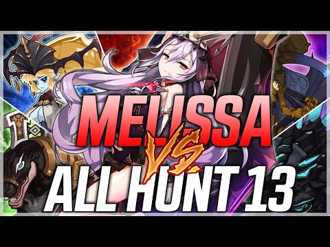 1min-run ALL HUNT 13 with MELISSA!!- Epic Seven