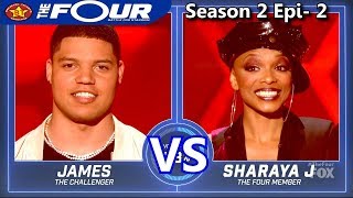 James Farrow vs Sharaya J (SHE ALSO BATTLES BREAST CANCER) &quot;Plain Jane&quot; The Four Season 2 S2E2