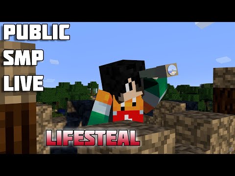 Psyther Gaming - LIFESTEAL SMP LIVE  | JOIN MY NEW SMP | JAVA+PE | MINECRAFT
