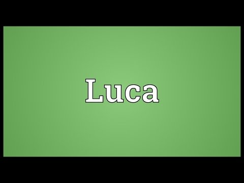 Luca Meaning