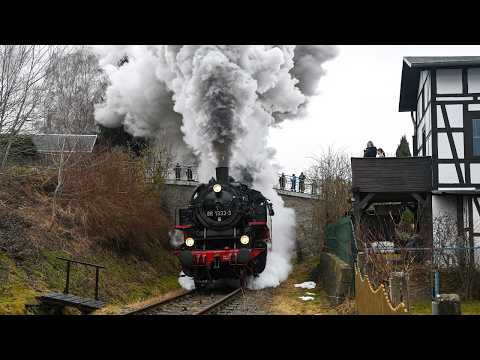 IGE Winterdampf in Sachsen - Unterwegs auf den Spuren der Baureihe 86