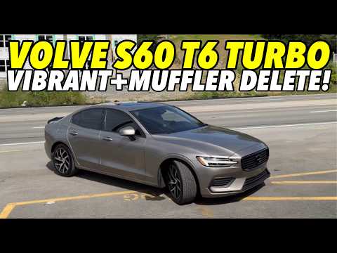 2019 Volvo S60 T6 2.0L Turbo w/ VIBRANT & MUFFLER DELETE!