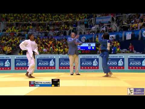 Judo 2013 World Championship Rio de Janeiro: Alvarez (CUB) - Kim (PRK) [-48kg] rep