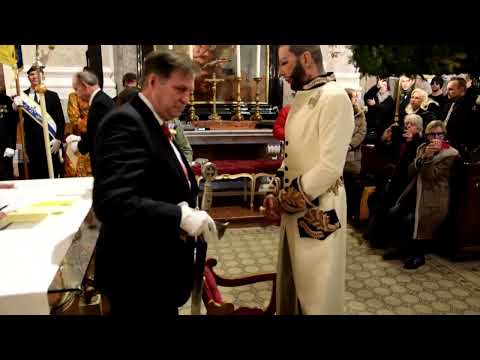 GLÖÖCKLER Harald Eid und ritterliche Aufnahme im Franz Joseph-Orden