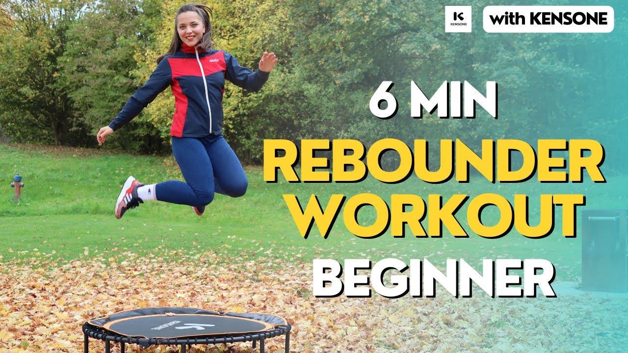 Séance de trampoline de 6 minutes pour débutants | Cardio à faible impact à la maison