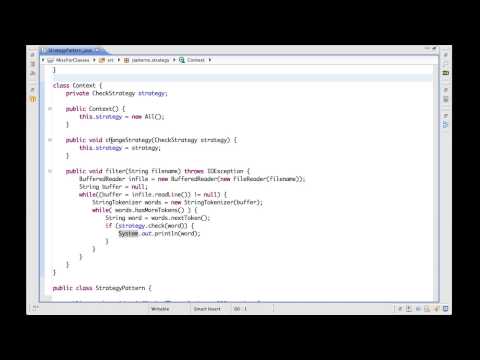 Strategy Pattern Example & Demo - Georgia Tech - Software Development Process