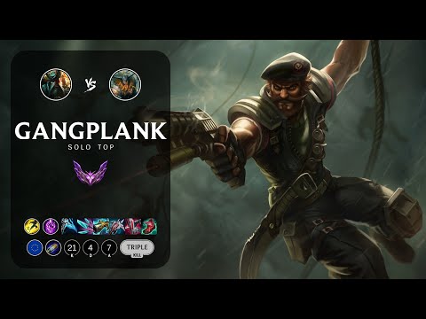 Gangplank Top vs Olaf - EUW Master Patch 12.23