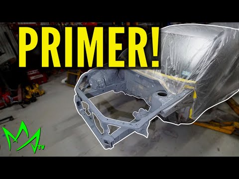 Pt.7 Evo Wagon Project Car! | ENGINE BAY READY FOR PAINT! ( PRIMER! )