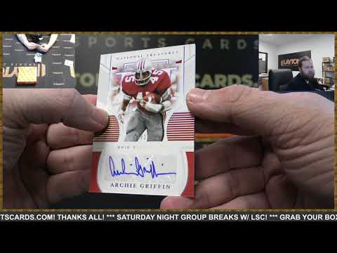 (HUGE BOOM!) 2021 Panini National Treasures College Football Hobby 4 Box Case Break #15