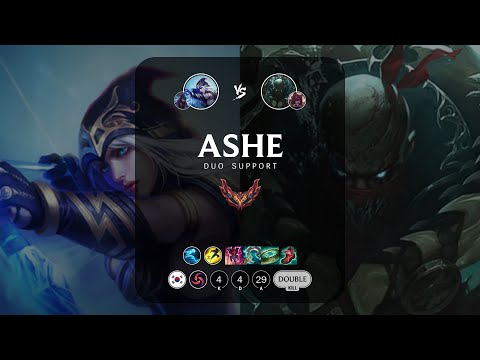 Ashe Support vs Pyke - KR Grandmaster Patch 13.3