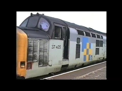 Class 37 31 North Wales Passenger & Freight Summer 95