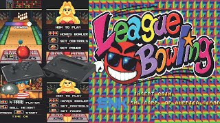 League Bowling Neo Geo - C&M Playthrough