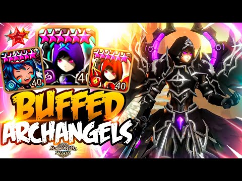 He Tries to Play with BUFFED ARCHANGELS in Summoners War