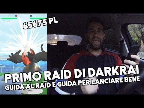Primo Raid di Darkrai all'ultima ball! Vi spiego come fare eccellente! - Pokémon Go Ita