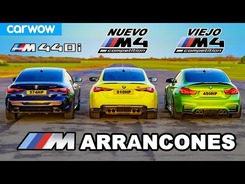 New BMW M4 vs Old M4 vs M440i – Drag Racing