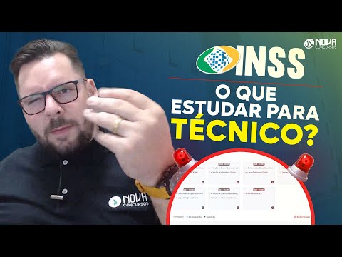 Concurso INSS 2024 Estudando para Técnico do Seguro Social