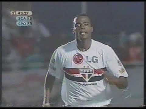 SÃO CAETANO 3x4 SÃO PAULO - Campeonato Paulista Série A1 2005 - Record