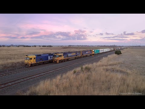 Pacific National 6PM6 Container Train Passes BL33 & X50 (3/4/2023) - PoathTV Australian Railways