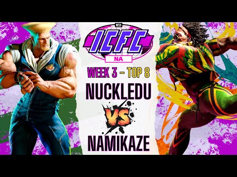 SF6 👊 Nuckledu (Guile) vs Namikaze (Dee Jay) 👊 ICFC NA SF Summer 2023 Week 3 - Top 8 - Winners Semi