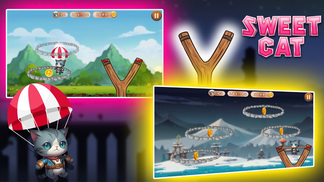 Sweet Cat || Construct 3 Game Template || Source code