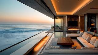 Gentle Jazz Music In A Tranquil Seaside Lounge At Sunset - Smooth Jazz Rhythms To Improve Sleep