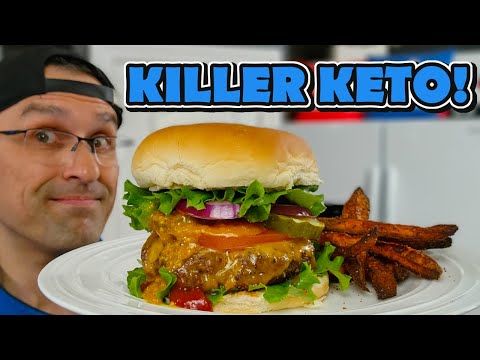 You'll Love These Tasty KETO Burgers, Diet or Not! | Ninja Foodi Smart XL Grill Recipe