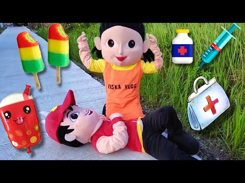 Drama Badut Lucu SquidGame Jagain Bayi Cocomelon Makan Es, Balonku, Nangis Boboiboy Marsha Meninggoy