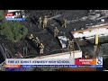 Los Angeles high school evacuated due to fire