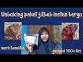Unboxing Paket Jilbab Instan Bergo Hamidah