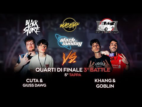 CUTA & GIUSS DAWG vs KHANG & GOBLIN (Quarti di Finale) - BLACK SUNDAY FRATM 2VS2