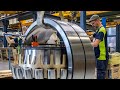 Giant Ball And Bearing Manufacturing Process CNC Machine Forging Machine In Working