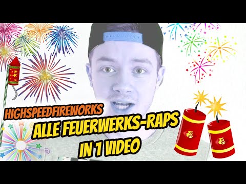 ALLE FEUERWERKS RAPS in einem VIDEO - HIGHSPEEDFIREWORKS